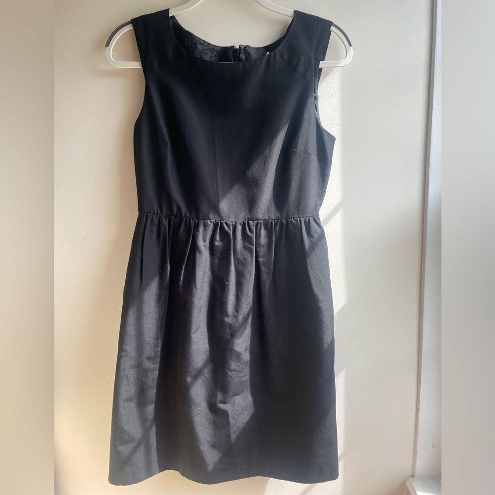 J.Crew black shift dress. Size: 4.